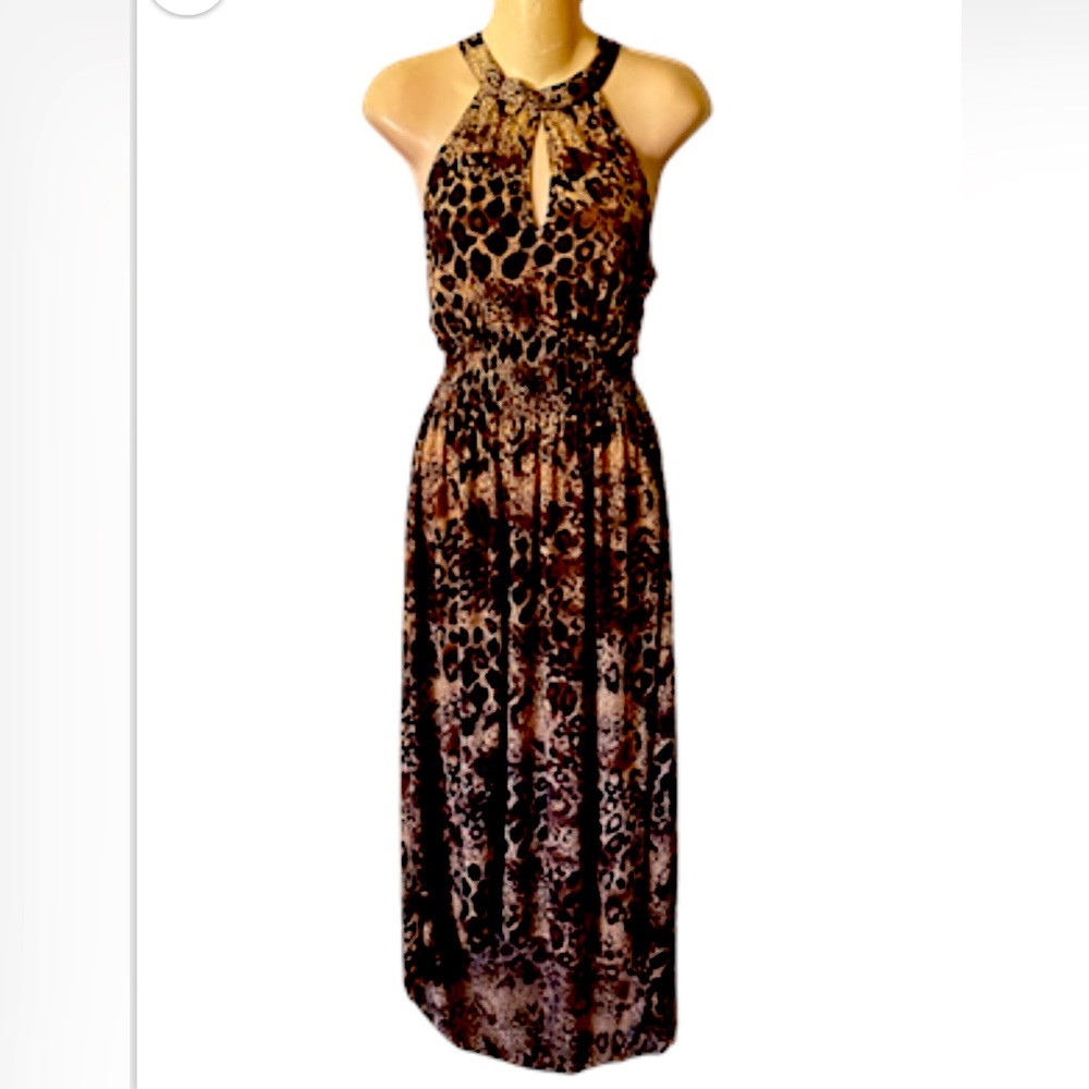 Animal Print Maxi Dress